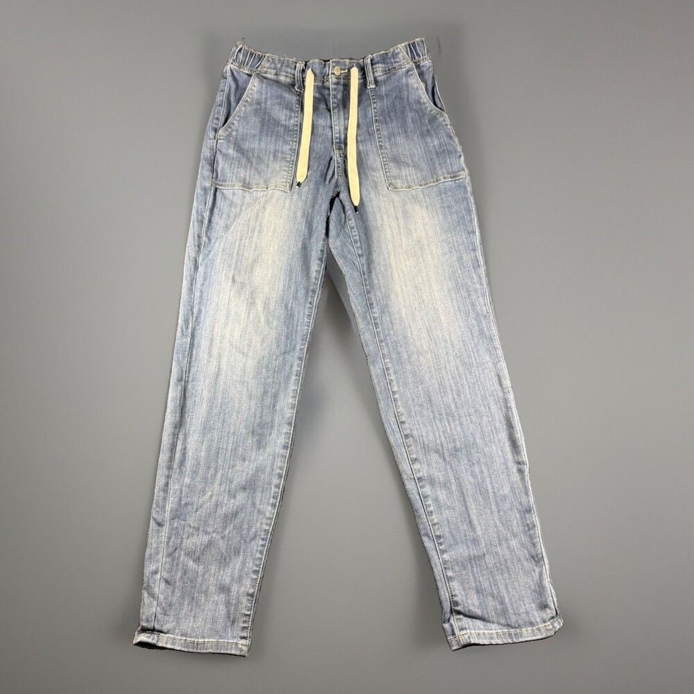 Judy Blue Clearwater Jogger Jeans Women's Size 7/28 30x30 High Rise Stretch
